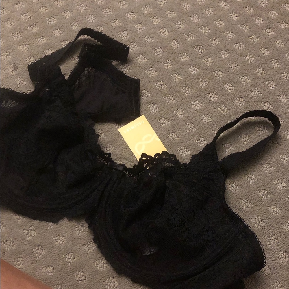 Chic Black Lace Bra